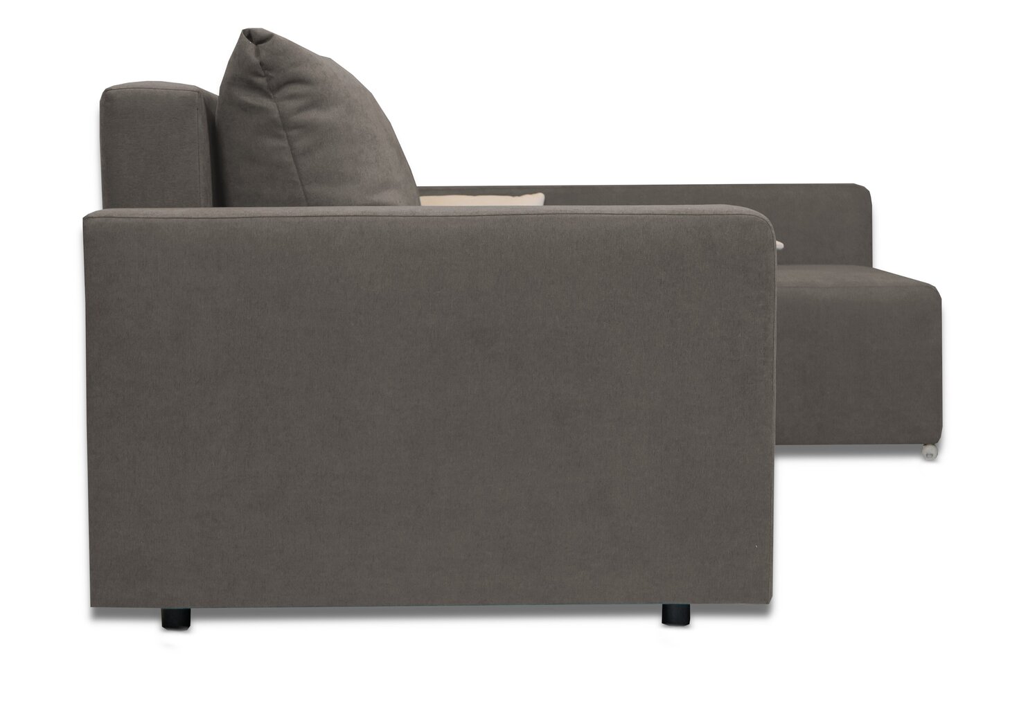 Stūra dīvāns Megan (Kreisais) Bēšs-pelēks cena un informācija | Stūra dīvāni | 220.lv