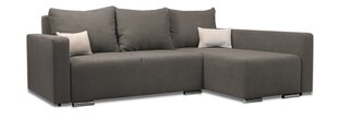 Угловой диван Megan, левый, бежево-серый цена и информация | Угловые диваны | 220.lv