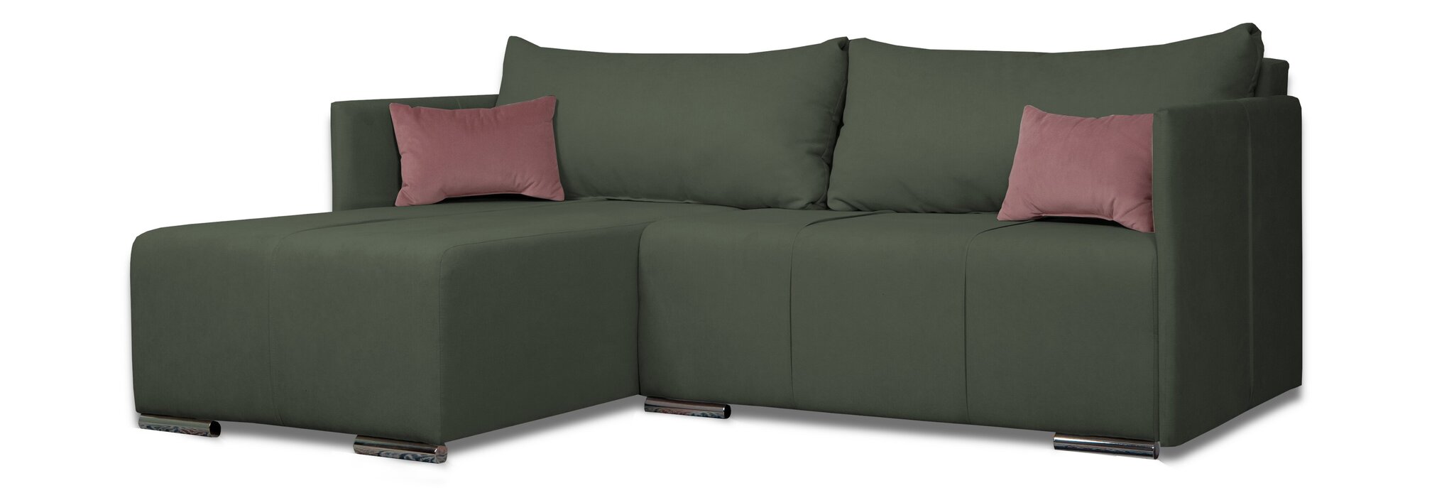 Stūra dīvāns Deka-Sturis Zaļš цена и информация | Stūra dīvāni | 220.lv