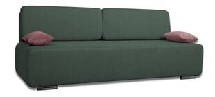 Dīvāns gulta Ovals Zaļš cena un informācija | Dīvāni | 220.lv