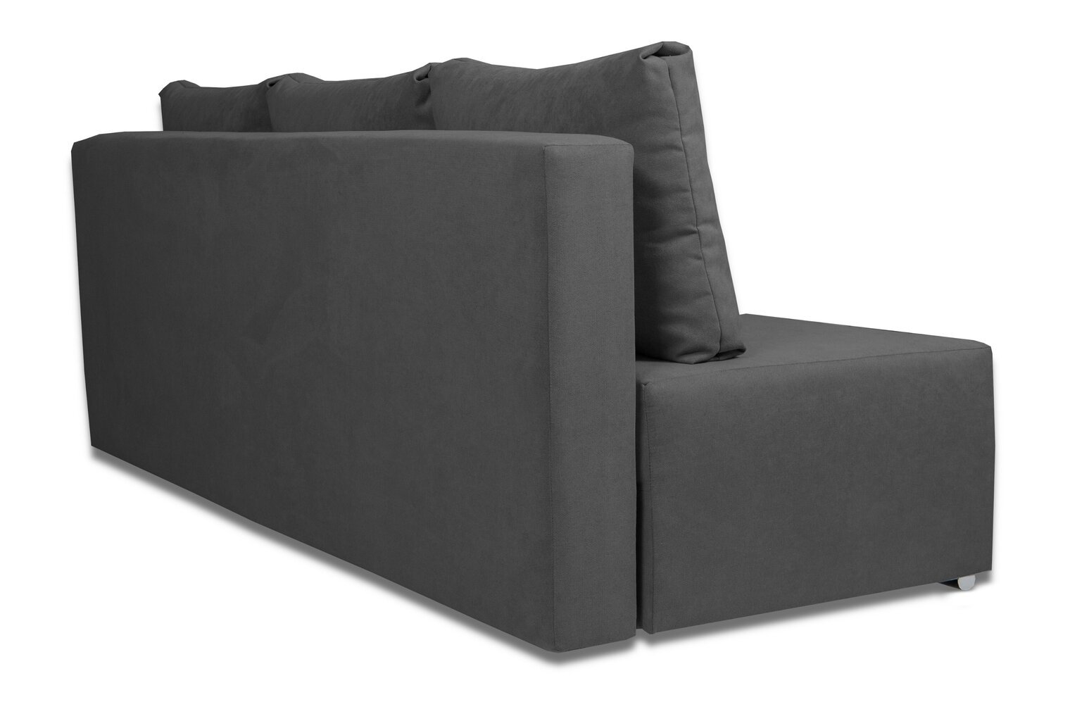 Dīvāns gulta Kvadrats XL Tumši pelēks cena un informācija | Dīvāni | 220.lv