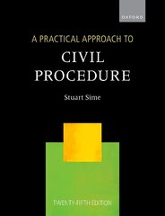 Practical Approach to Civil Procedure 25th Revised edition cena un informācija | Ekonomikas grāmatas | 220.lv