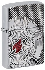 Zippo šķiltavas 49058 Armor™  Poker Chip Design cena un informācija | Šķiltavas un aksesuāri | 220.lv