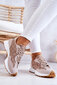 Klasiski sporta apavi ar šņorētu smilškrāsas Patrice 18381-H cena un informācija | Sporta apavi sievietēm | 220.lv