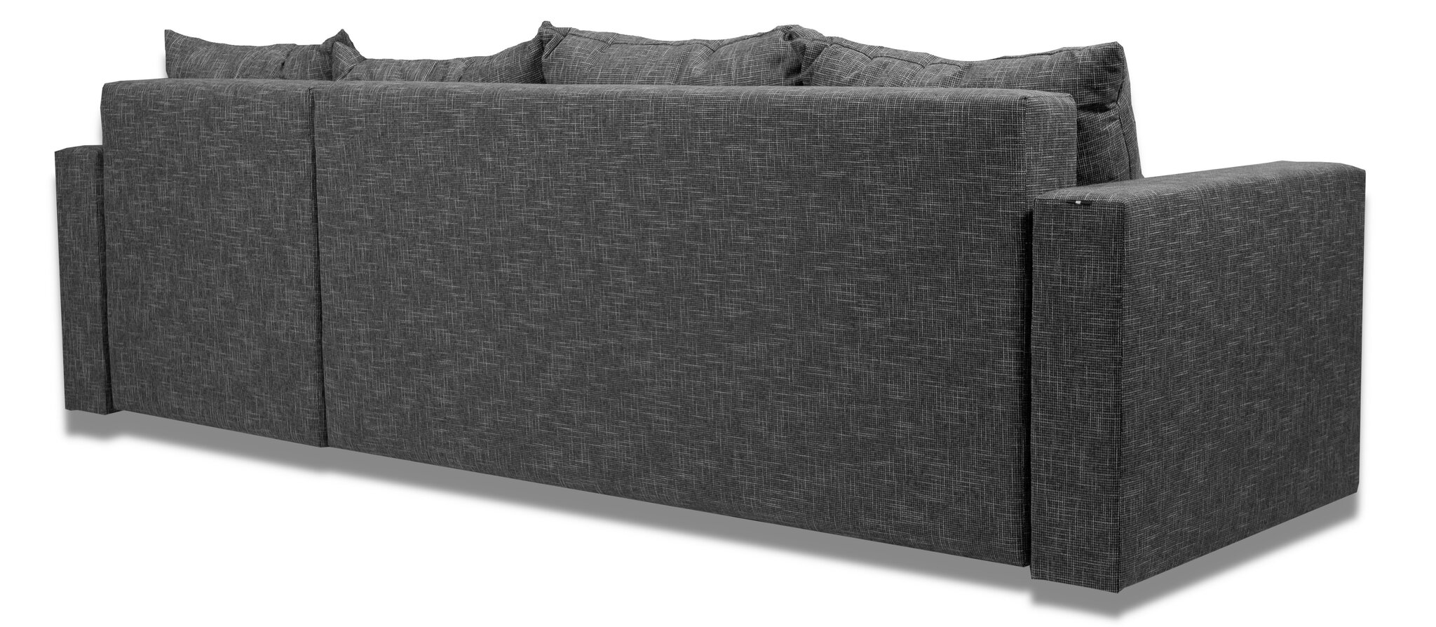 Stūra dīvāns Lugan+ XL Tumši pelēks cena un informācija | Stūra dīvāni | 220.lv