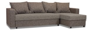 Stūra dīvāns Lugan+ XL Kombinēts gaišs+tumši bēšs cena un informācija | Stūra dīvāni | 220.lv