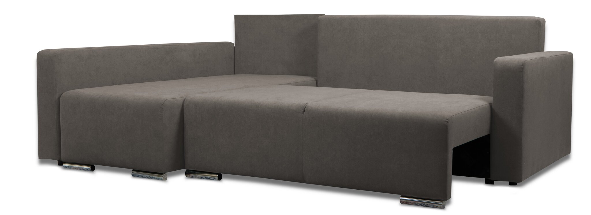 Stūra dīvāns Megan (Labais) Bēšs-pelēks cena un informācija | Stūra dīvāni | 220.lv