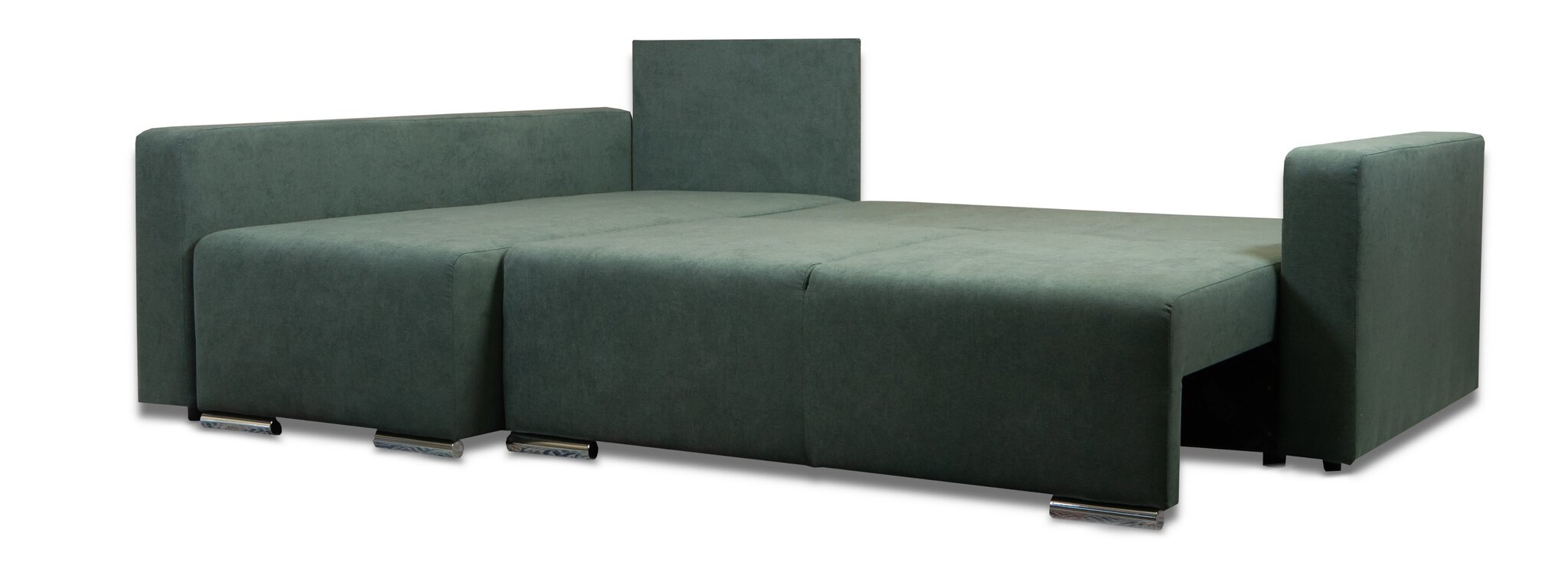 Stūra dīvāns Megan (Labais) Zaļš cena un informācija | Stūra dīvāni | 220.lv