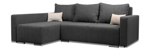 Угловой диван Megan, правый, темно-серый цена и информация | Угловые диваны | 220.lv