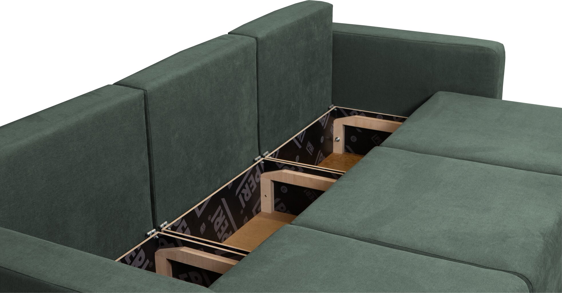 Moduļu dīvāns Modul 2400 uzXL Zaļš цена и информация | Dīvāni | 220.lv