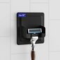 Lobux® - 2x skuvekļa turētāja dušas self -adhesive, super -izturīgs turēt [mīkstais silikons] - skuvekļa kronšteina duša, ūdensnecaurlaidīga - pasūtījuma sistēma vannas istabai, spogulis, duša, siena (melna) цена и информация | Vannas istabas aksesuāri | 220.lv
