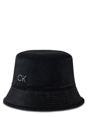 Sieviešu cepure CALVIN KLEIN Re-Lock Velvet Rev Bucket Deep Brūna / Melna 545008634 cena un informācija | Sieviešu cepures | 220.lv
