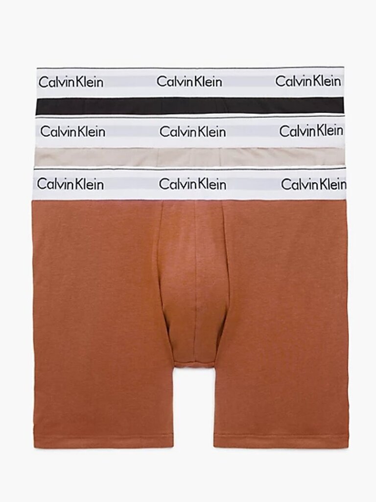 Vīriešu apakšbikses CALVIN KLEIN Modern Cotton 3Pck Multi 545663027 cena un informācija | Vīriešu apakšbikses | 220.lv