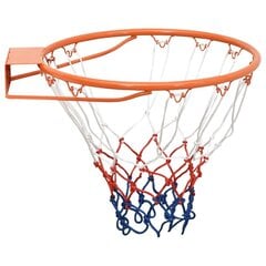 vidaXL basketbola grozs, oranžs, 39 cm, tērauds цена и информация | Другие баскетбольные товары | 220.lv