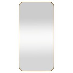 vidaXL sienas spogulis, zelta krāsā, 40x80 cm, taisnstūra cena un informācija | Spoguļi | 220.lv