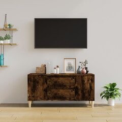 vidaXL TV skapītis, ozolkoka krāsa, 102x44,5x50 cm, inženierijas koks cena un informācija | TV galdiņi | 220.lv