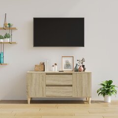 vidaXL TV skapītis, Sonomas ozola, 102x44,5x50 cm, inženierijas koks цена и информация | Тумбы под телевизор | 220.lv