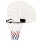 vidaXL basketbola vairogs, balts, 71x45x2 cm, polietilēns цена и информация | Basketbola grozi | 220.lv