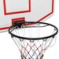 vidaXL basketbola vairogs, balts, 71x45x2 cm, polietilēns cena un informācija | Basketbola grozi | 220.lv