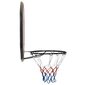 vidaXL basketbola vairogs, melns, 109x71x3 cm, polietilēns cena un informācija | Basketbola grozi | 220.lv