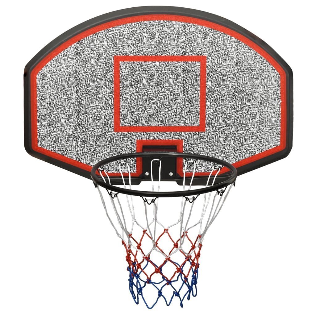 vidaXL basketbola vairogs, melns, 90x60x2 cm, polietilēns цена и информация | Basketbola grozi | 220.lv