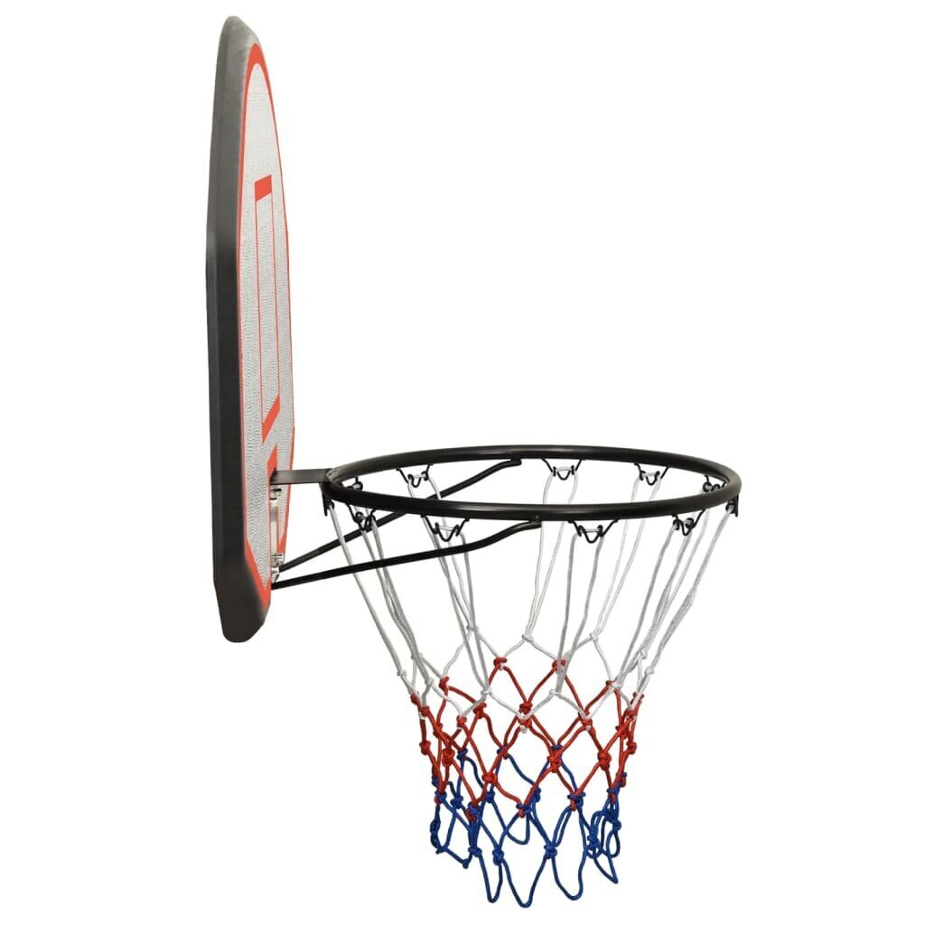 vidaXL basketbola vairogs, melns, 90x60x2 cm, polietilēns цена и информация | Basketbola grozi | 220.lv