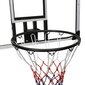 vidaXL basketbola vairogs, caurspīdīgs, 90x60x2,5 cm, polikarbonāts цена и информация | Basketbola grozi | 220.lv