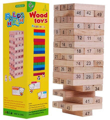 Galda spēle Wood Toys Folds High, 51 gab. cena un informācija | Galda spēles | 220.lv