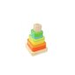 Koka krāsainā piramīda Masterkidz цена и информация | Rotaļlietas zīdaiņiem | 220.lv
