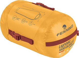 Спальный мешок Ferrino Lightec 1400 Duvet RDS Down, односпальный, оранжевого цвета цена и информация | Спальные мешки | 220.lv