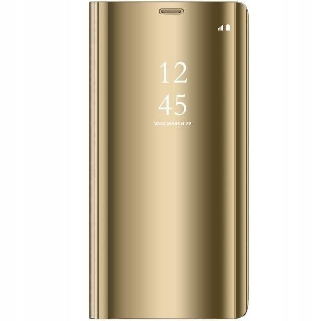 Mocco Clear View Cover Case Grāmatveida Maks Telefonam Samsung Galaxy S23 Zeltains cena un informācija | Telefonu vāciņi, maciņi | 220.lv