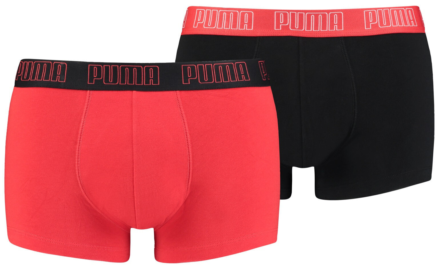 Puma Trikotāžas Apakšveļa Basic Trunk Black Red 935015 02 cena un informācija | Vīriešu apakšbikses | 220.lv