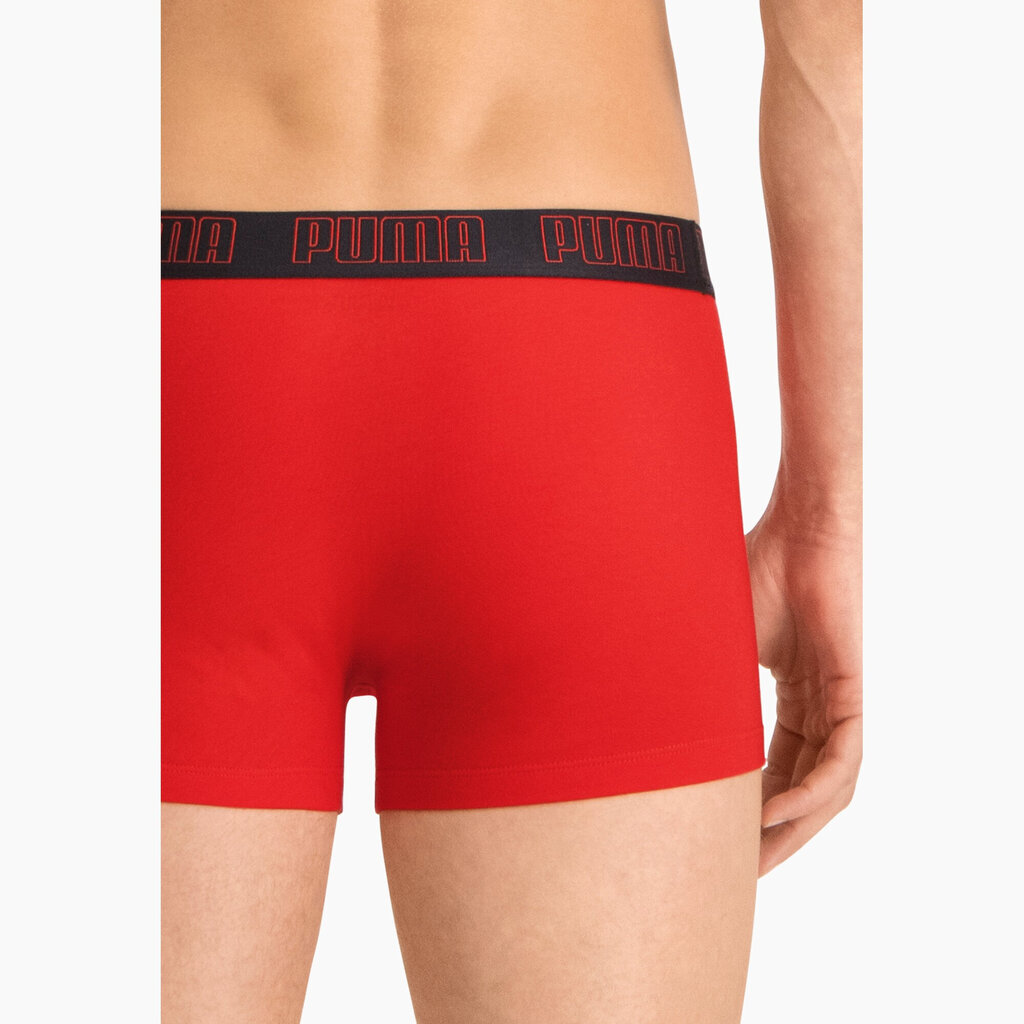 Puma Trikotāžas Apakšveļa Basic Trunk Black Red 935015 02 cena un informācija | Vīriešu apakšbikses | 220.lv