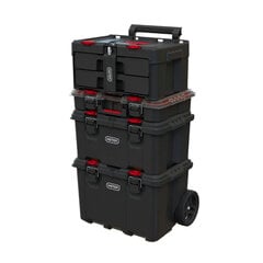 Ящик для инструментов с 2 отделами Stack'N'Roll, 48,1x33,2x23,3 см цена и информация | Ящики для инструментов, держатели | 220.lv