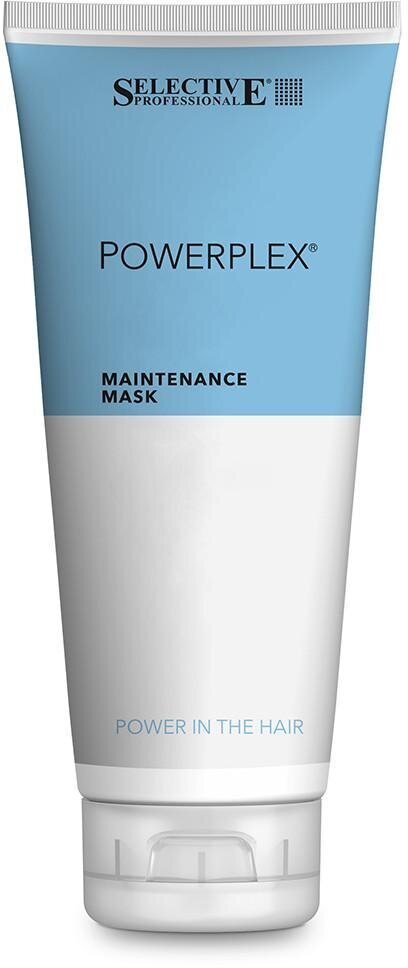 Atbalsta maska pēc ārstēšanas Selective Professional Powerplex Maintenance Mask, 200 ml cena un informācija | Matu uzlabošanai | 220.lv