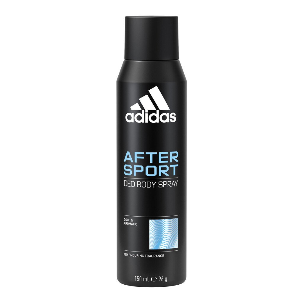Izsmidzināms dezodorants Adidas After Sport, 150 ml цена и информация | Dezodoranti | 220.lv