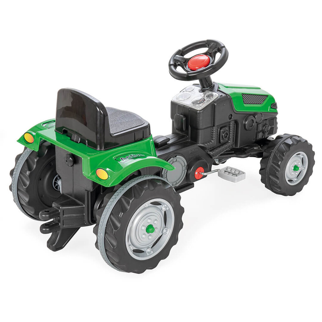 Traktors tiek darbināts ar pedāli - GREEN cena un informācija | Rotaļlietas zēniem | 220.lv