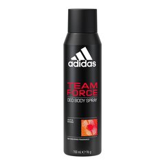 Izsmidzināms dezodorants Adidas Team Force vīriešiem, 150 ml cena un informācija | Dezodoranti | 220.lv