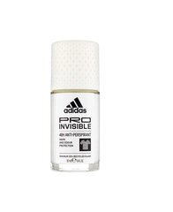 Rullīšu dezodorants Adidas Pro Invisible, 50 ml cena un informācija | Dezodoranti | 220.lv