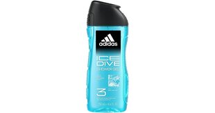 Vīriešu dušas želeja Adidas Ice Dive, 250 ml cena un informācija | Adidas Ķermeņa kopšanas līdzekļi | 220.lv