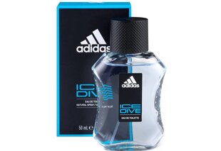 Туалетная вода Adidas Ice Dive EDT для мужчин, 50 мл цена и информация | Мужские духи | 220.lv