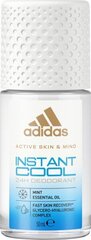 Rullīšu dezodorants Adidas Instant Cool 50 ml cena un informācija | Dezodoranti | 220.lv