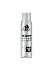 Izsmidzināms dezodorants Adidas Pro Invisibler, 150 ml cena un informācija | Dezodoranti | 220.lv