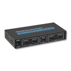 Qoltec Разветвитель HDMI 1x4 v.1.4 цена и информация | Адаптеры и USB разветвители | 220.lv