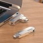 USB zibatmiņas disks HOCO UD10 Wise, USB 3.0/Type-C, 16GB, sudraba cena un informācija | USB Atmiņas kartes | 220.lv