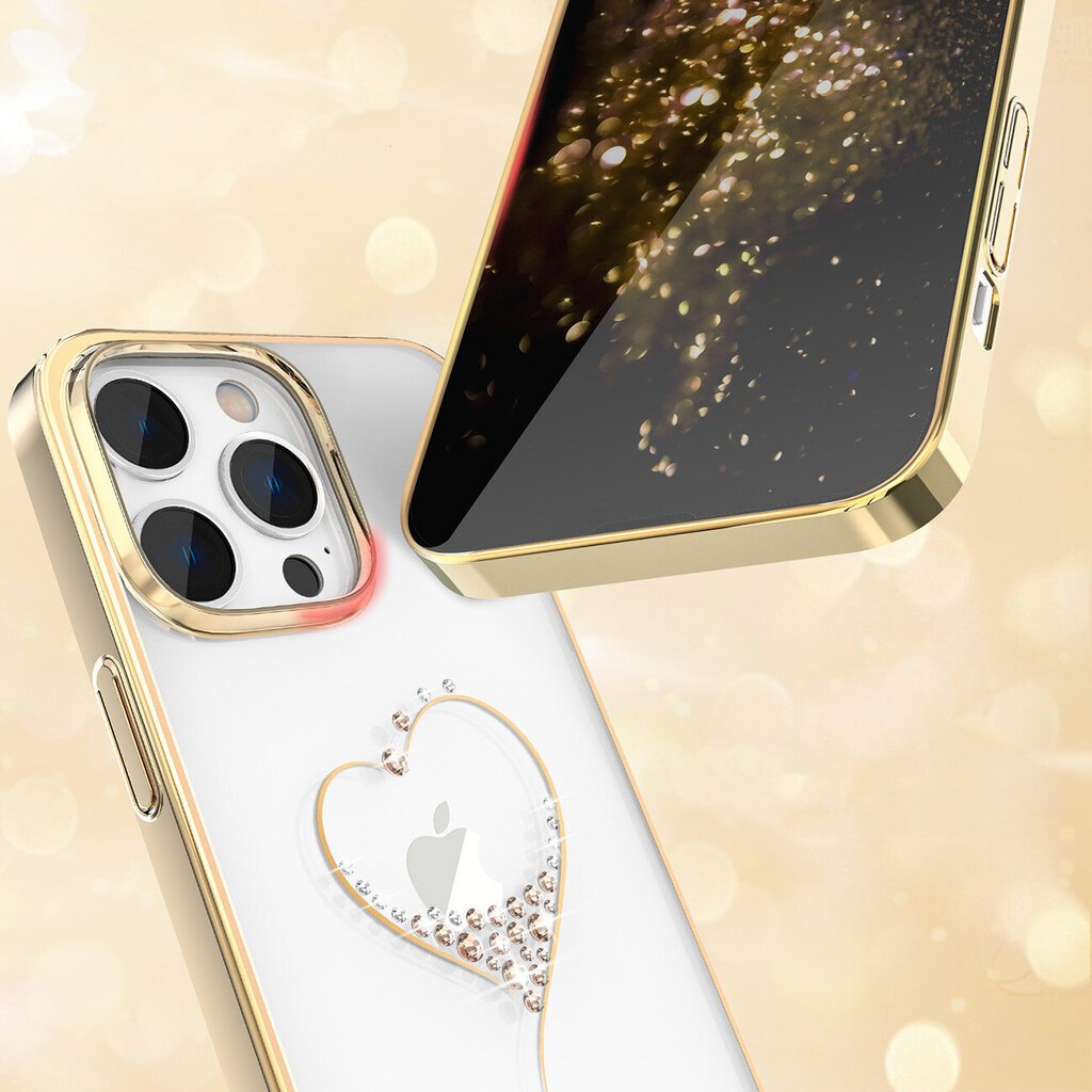Kingxbar Wish piemērots iPhone 14 Pro, zeltains цена и информация | Telefonu vāciņi, maciņi | 220.lv