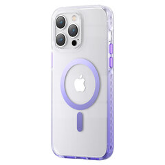 Kingxbar PQY Ice Crystal piemērots iPhone 14 Pro Max MagSafe, violets cena un informācija | Telefonu vāciņi, maciņi | 220.lv