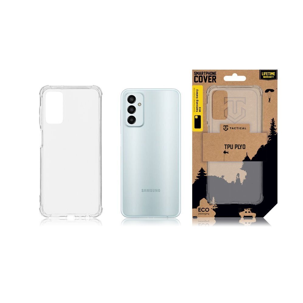 Tactical TPU Plyo Cover for Samsung Galaxy M13 5G Transparent cena un informācija | Telefonu vāciņi, maciņi | 220.lv