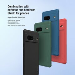 Nillkin Super Frosted PRO Back Cover for Google Pixel 7 Red cena un informācija | Telefonu vāciņi, maciņi | 220.lv