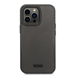 TUMI Aluminium Carbon Pattern Case for iPhone 14 Pro Black цена и информация | Чехлы для телефонов | 220.lv